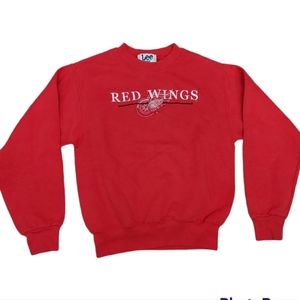 Vintage Embroidered Detroit Red Wings Sweatshirt (1990s)